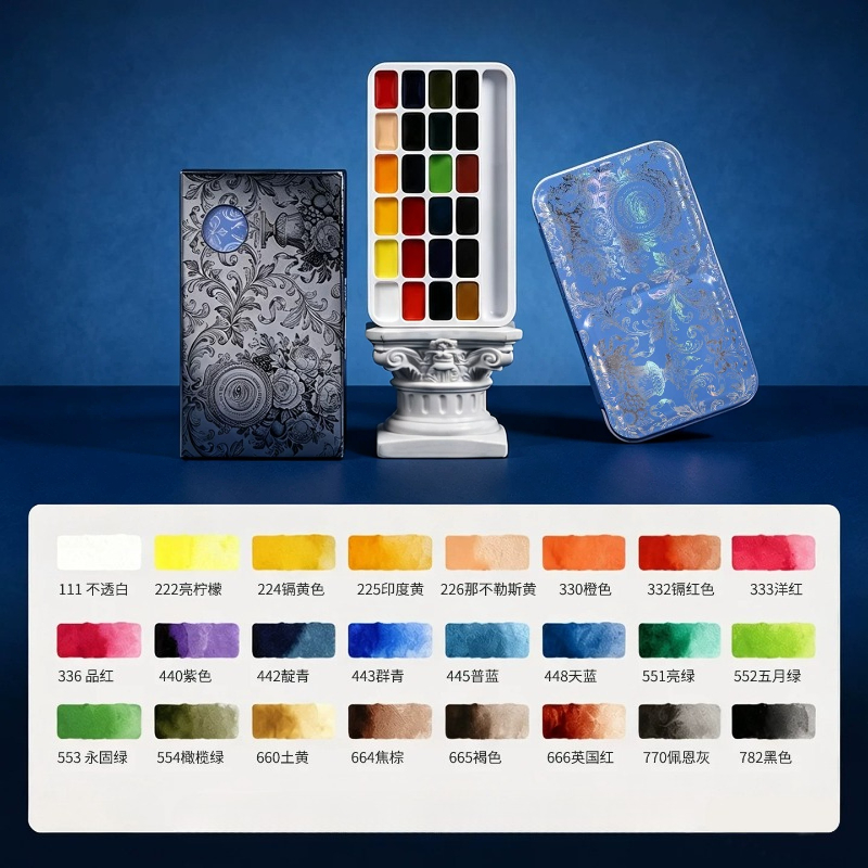 Set di colori ad acquerello so - Watercolor Paint Set Solid Pigment recensione e prezzo