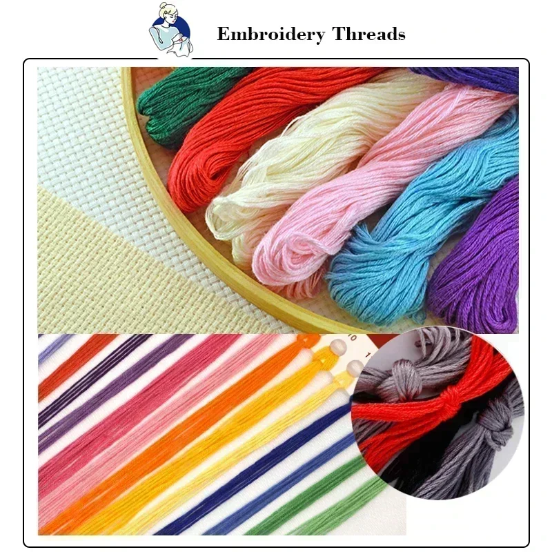 Kit per Punto Croce Stampato J - Cotton Embroidery Thread Skeins recensione e prezzo