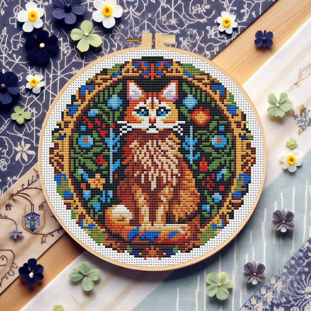 Fai da te punto croce gatto an - Cotton Embroidery Thread Skeins recensione e prezzo