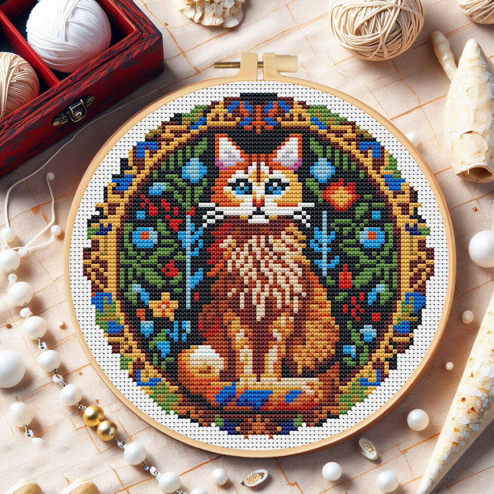 Fai da te punto croce gatto an - Cotton Embroidery Thread Skeins recensione e prezzo