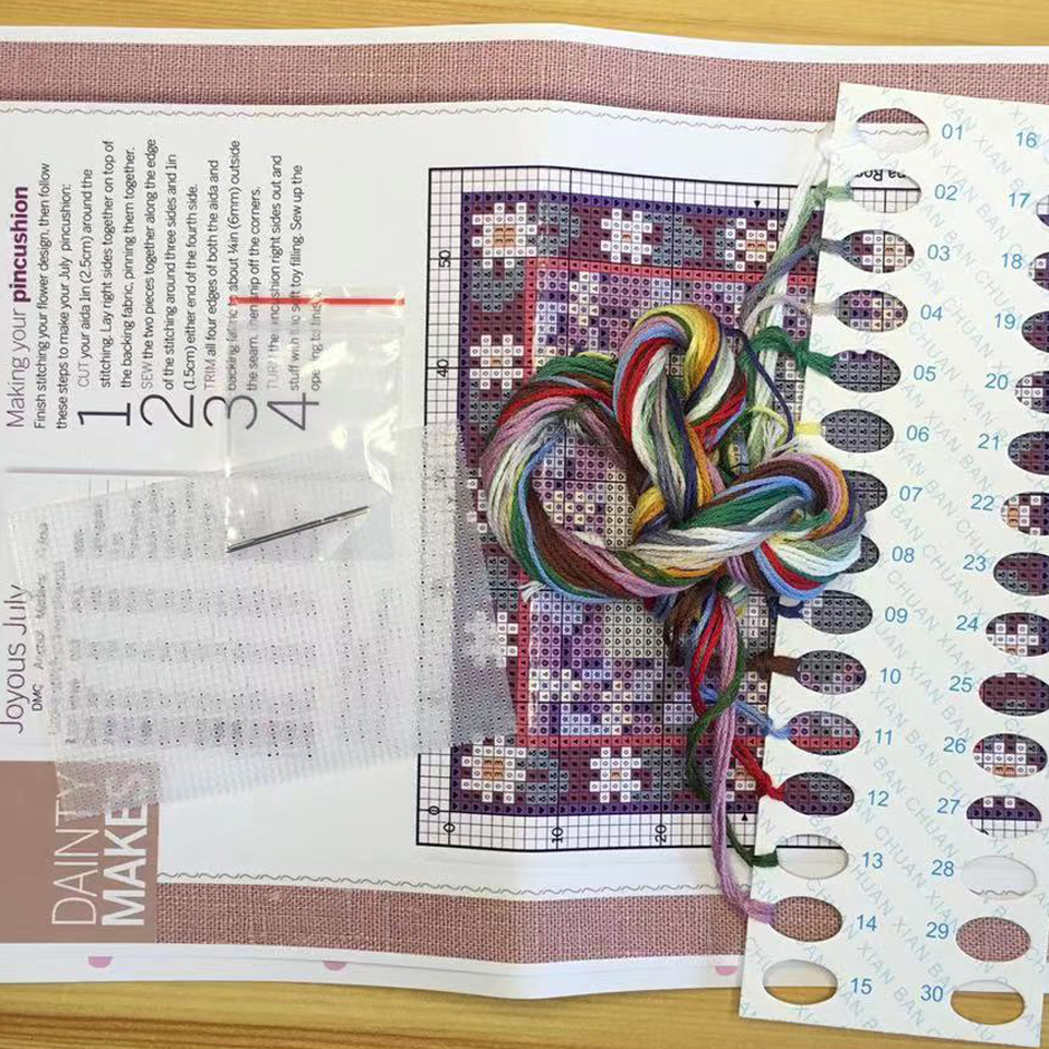 ZC184 Kit per punto croce, set - Cotton Embroidery Thread Skeins recensione e prezzo
