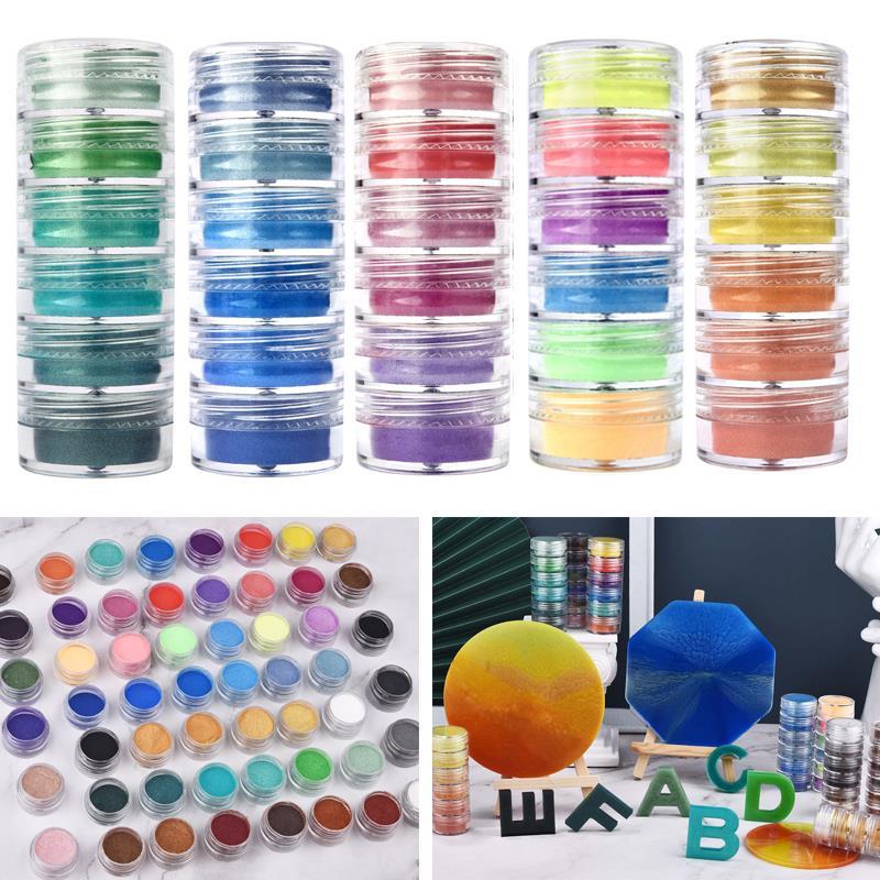6 colori/set pigmento in polve - Silicone Epoxy Resin Molds Set recensione e prezzo