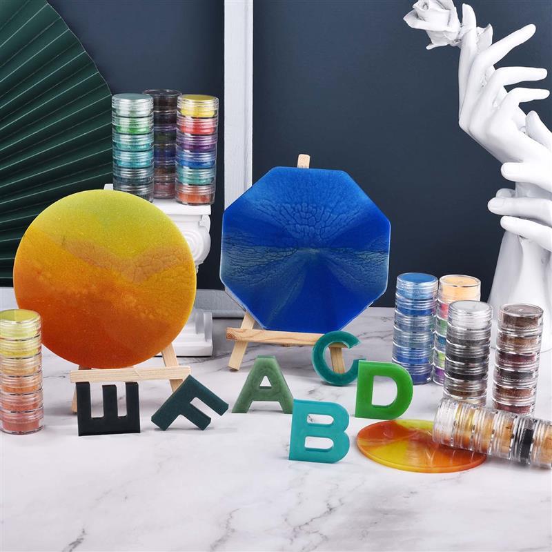 6 colori/set pigmento in polve - Silicone Epoxy Resin Molds Set recensione e prezzo