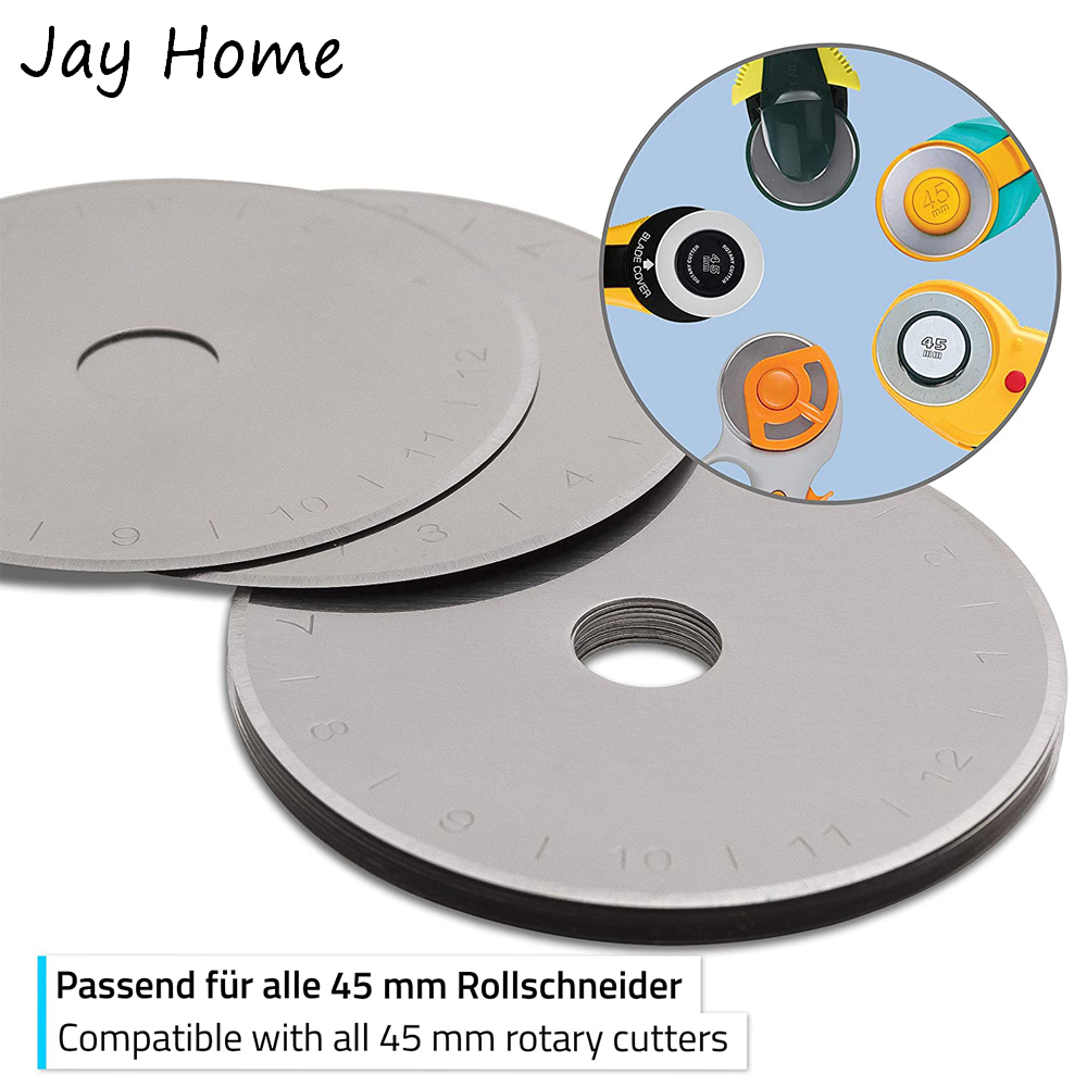 5/10PCS 45 millimetri Taglieri - Rotary Cutter For Fabric 45Mm recensione e prezzo