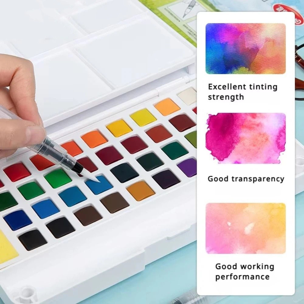 Set di colori ad acquerello so - Watercolor Paint Set Solid Pigment recensione e prezzo