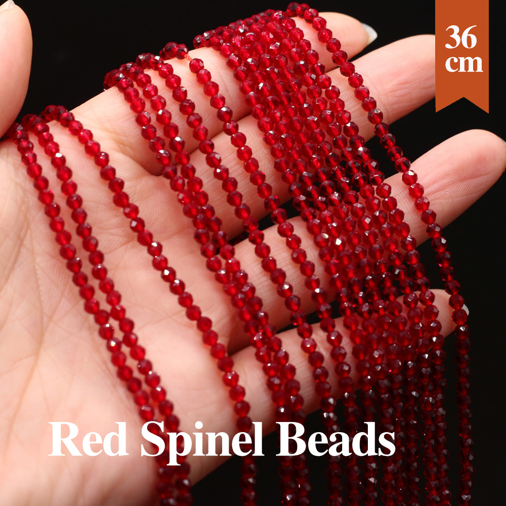 10 fili di spinello rosso natu - Glass Seed Beads 2Mm Jewelry Making recensione e prezzo