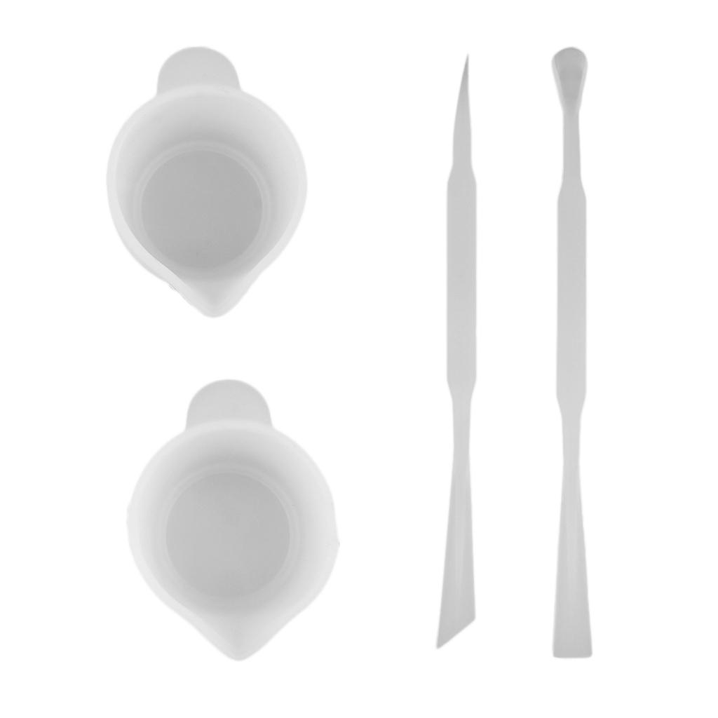 Set di Tazze per Miscelare Res - Silicone Epoxy Resin Molds Set recensione e prezzo