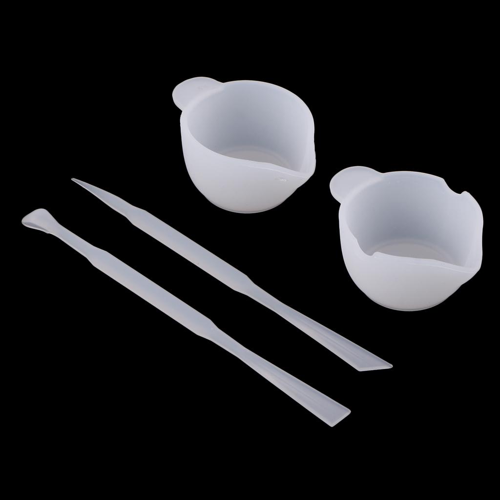 Set di Tazze per Miscelare Res - Silicone Epoxy Resin Molds Set recensione e prezzo