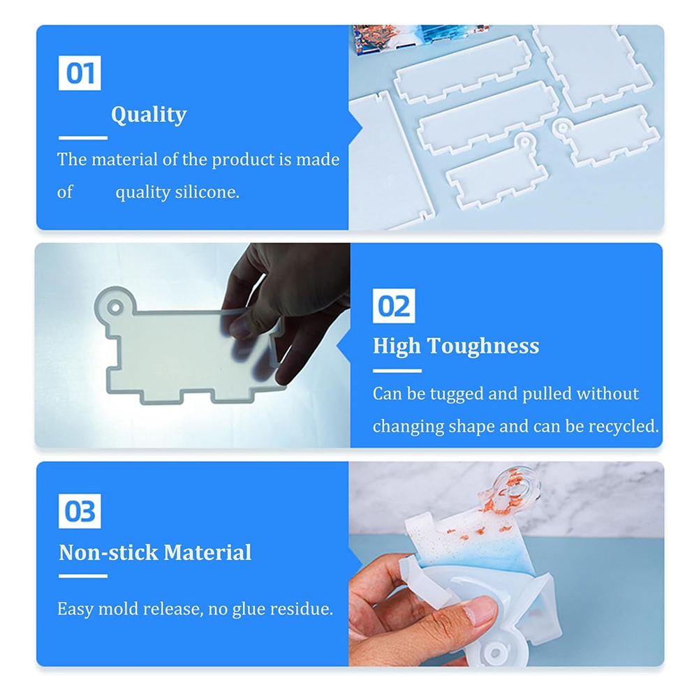 A98E – Stampo in silicone per  - Silicone Epoxy Resin Molds Set recensione e prezzo