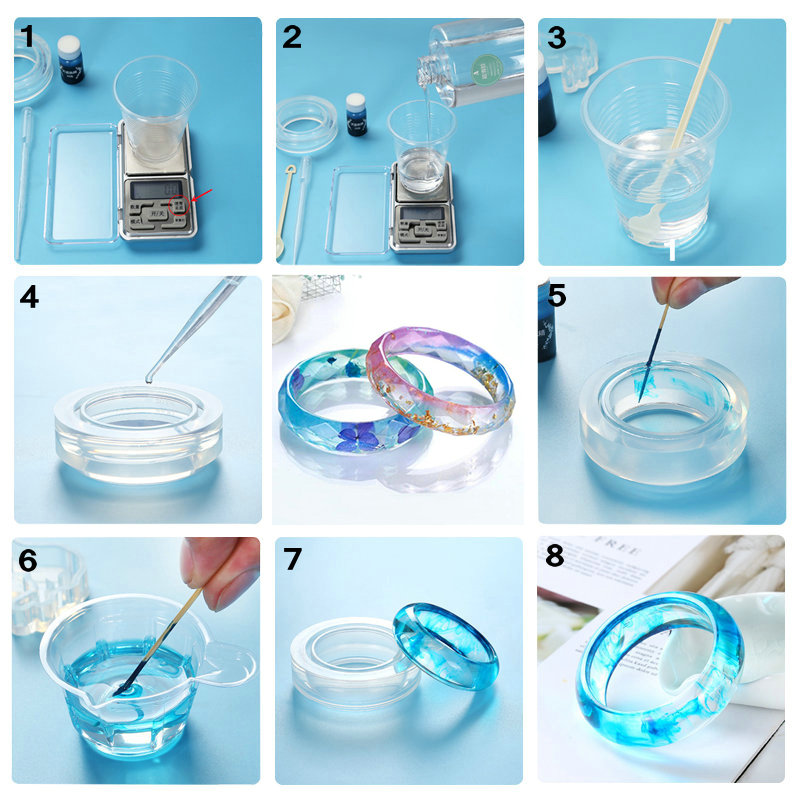 Stampi in resina epossidica pe - Silicone Epoxy Resin Molds Set recensione e prezzo