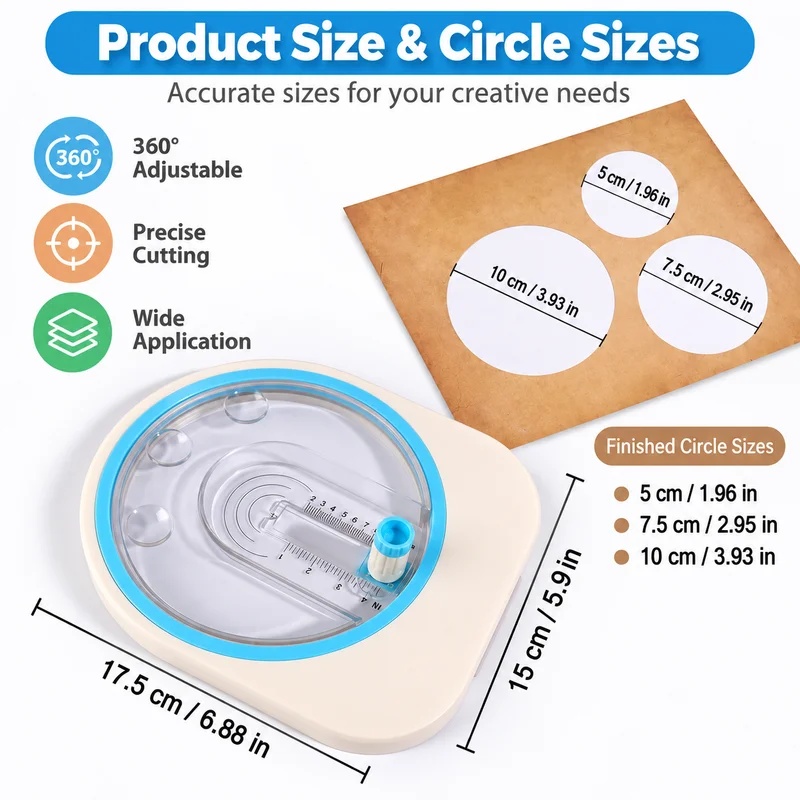360 °   Taglierina circolare g - Scrapbooking recensione e prezzo