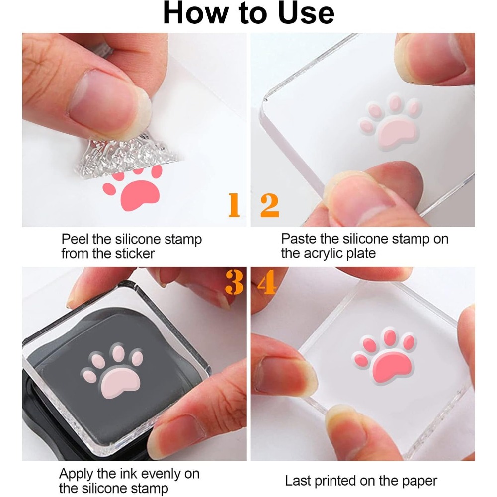 Sfondo texture Timbri traspare - Clear Silicone Stamps For Card Making recensione e prezzo